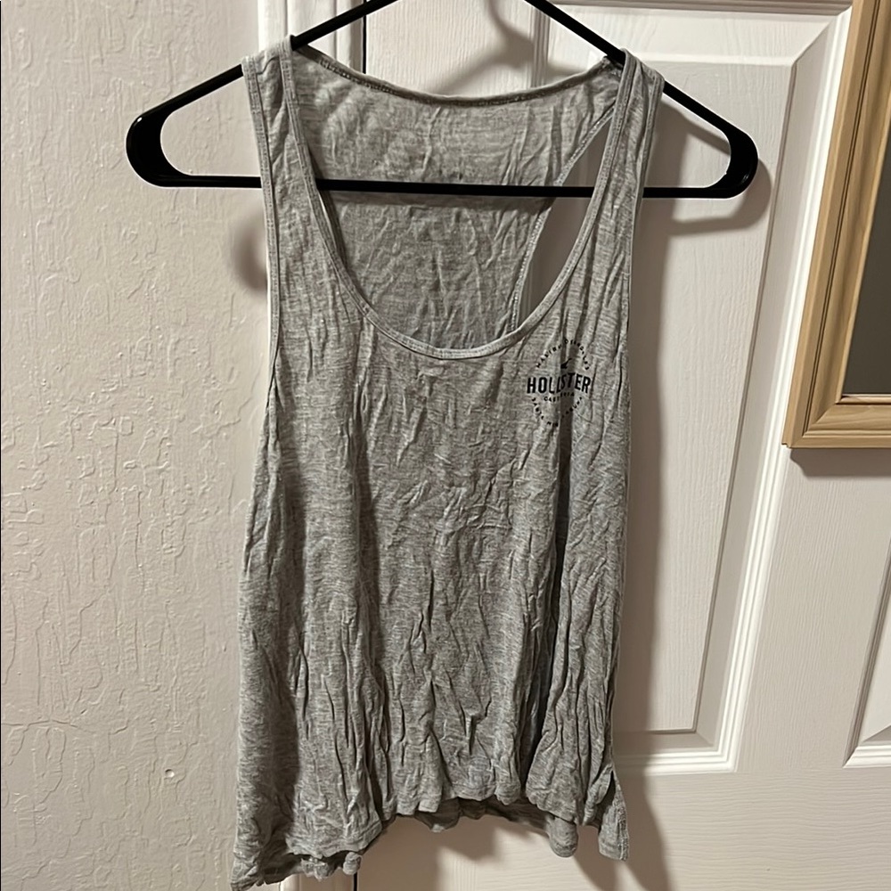 Hollister Gray Sleeveless Tank Top
